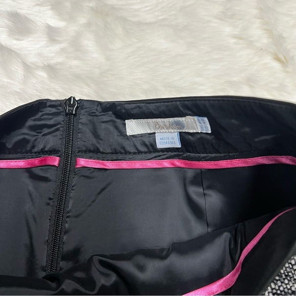 Boden Notre Dame Pencil Skirt Tweed Black Alpaca Mohair Wool US 4 - Picture 2 of 4